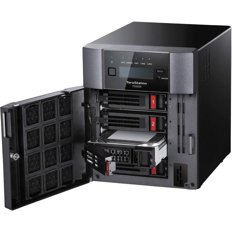 BUFFALO TeraStation 5420DN 4-Bay Secure Business Desktop NAS 16TB (4x4TB) w/ Hard Drives Included BUFFALO TeraStation 5420DN 4-Bay Secure Business Desktop NAS 16TB (4x4TB) w/ Hard Drives Included